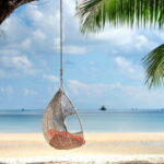 A lofty chair at the beach